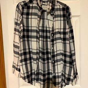 Black and white flannel
